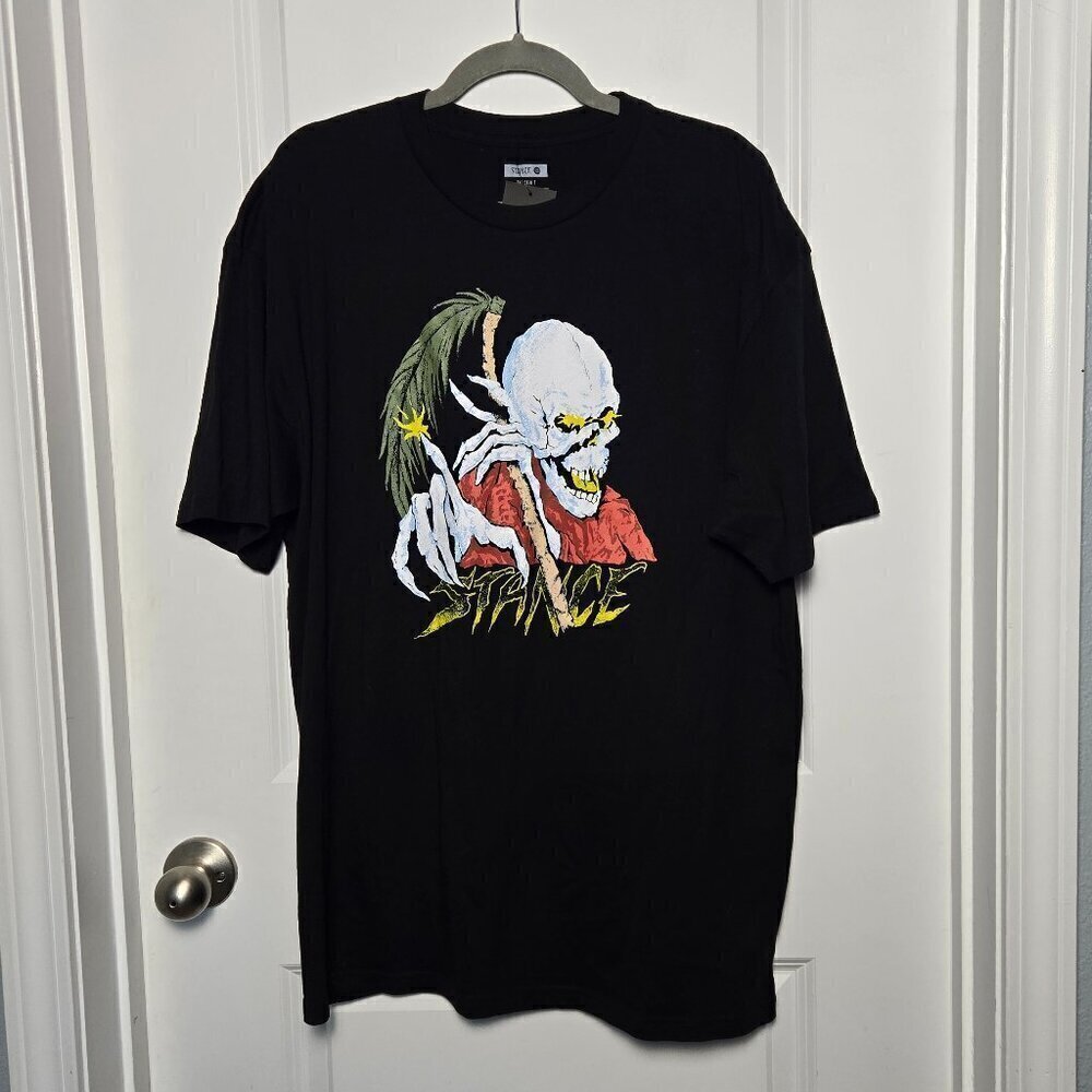 NWT Stance Palm Slayer Short Sleeve Tee - XL Black